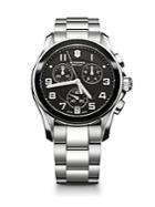 Victorinox Swiss Army Chrono Classic Stainless Steel Chronograph Bracelet Watch