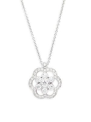 Kwiat Oasis Diamond & 18k White Gold Pendant Necklace