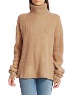 The Kooples Ribbed Wool & Cashmere Turtleneck Sweater