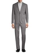 Canali Two-piece Textured Wool Blend Suit