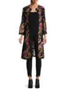 Marchesa Embroidered Lace Topper Jacket