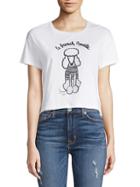 French Connection Le Poodle Graphic Tee