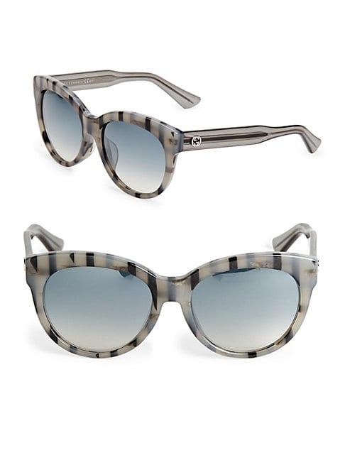 Gucci 57mm Oval Sunglasses
