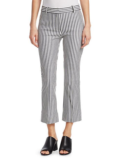Derek Lam Striped Cropped Pants