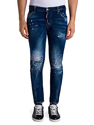 Viktor & Rolf Distressed Skinny-fit Jeans