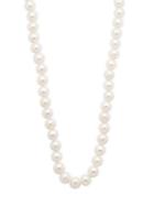 Masako Pearls 8-8.5mm White Pearl & 14k Yellow Gold Necklace