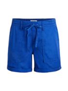 Pure Navy Rolled-cuff Shorts