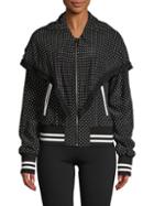 Dolce & Gabbana Silk Dotted Sports Jacket
