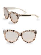 Gucci Mirrored 57mm Cat Eye Sunglasses