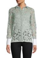 Valentino Lace Button-down Shirt