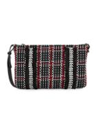 Sam Edelman Swara Embellished Woven Crossbody Bag