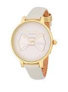 Ted Baker London Bow Leather-strap Watch