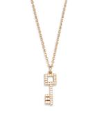 Nephora Diamond Key Pendant Necklace