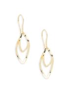 Saks Fifth Avenue 14k Yellow Gold Hammered Drop Earrings