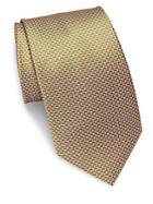 Brioni Check-printed Silk Tie