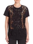 N 21 Lace-front Tee