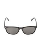 Ermenegildo Zegna 56mm Polarized Rectangular Sunglasses
