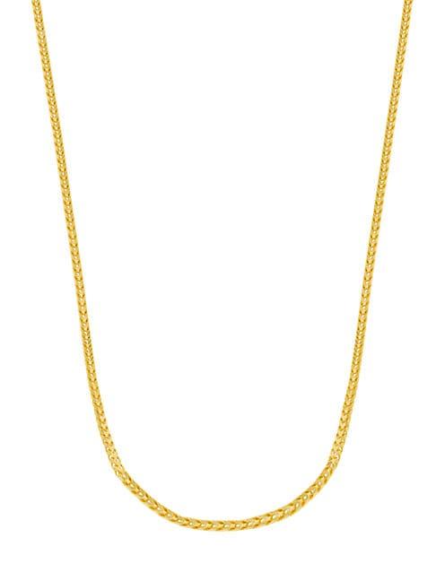 Saks Fifth Avenue 14k Yellow Gold Franco Chain Necklace/3mm