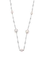 Majorica 8mm-12mm White Pearl & Sterling Silver Necklace