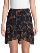 Iro Lilie Paisley Print Mini Skirt