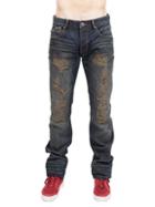Cult Of Individuality Rebel Distressed Cotton Straight Jeans