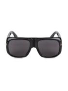 Tom Ford 60mm Gino Injected Square Sunglasses