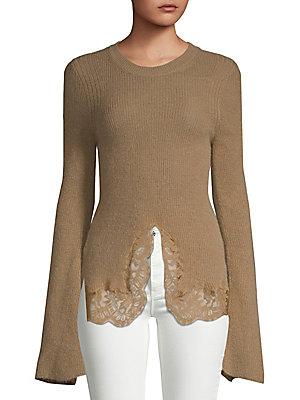 Givenchy Lace-trimmed Sweater