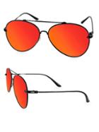 Aqs Tommie Logo 60mm Aviator Sunglasses