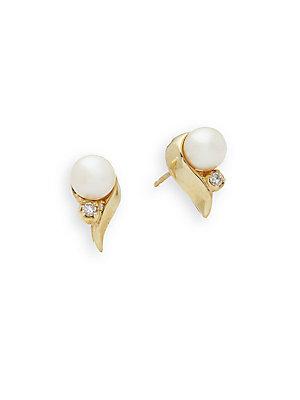 Estate Jewelry Collection 5.9mm Round Pearl