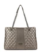 Love Moschino Metallic Quilted Tote