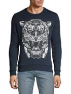 Roberto Cavalli Graphic Cotton Sweater