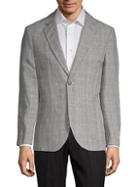 Tailorbyrd Loze Mountain Plaid Lightweight Linen Cotton Jacket