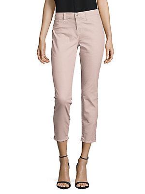 J Brand Mid-rise Cropped Jeans/romantic