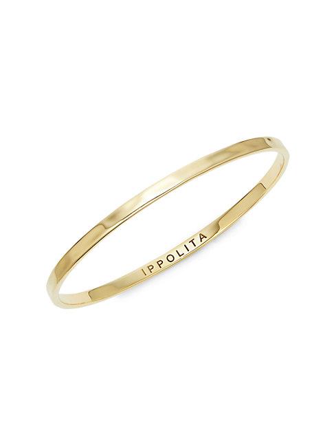 Ippolita Senso 18k Hammered Gold Bangle Bracelet