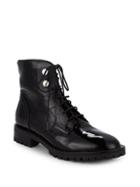 Kenneth Cole Francesca Leather Combat Boots