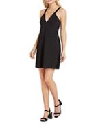 Bcbgmaxazria Plunging V-neck Fit And Flare Dress