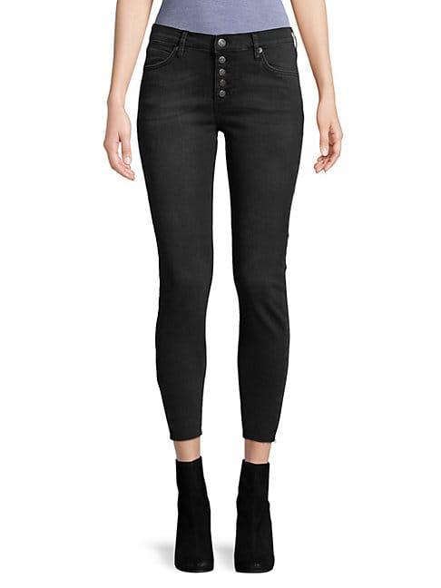Free People Cropped High-rise Skinny Jeans