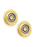 Gurhan Sterling Silver And 24k Yellow Gold Earrings