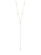 Lana Jewelry Long Ombre Kite 14k Yellow Gold Lariat Necklace
