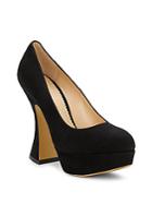 Charlotte Olympia This Is Not A Shoe Suede Pumps
