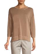 Peserico Oversize Linen & Cotton Sweater