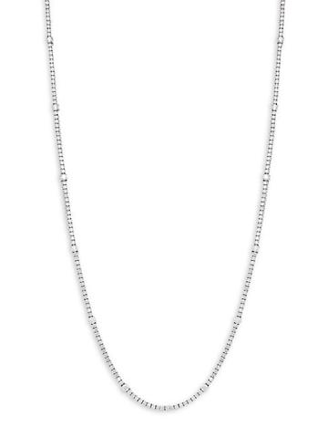 Diana M Jewels 14k White Gold & 12 Tcw Diamond Opera Necklace