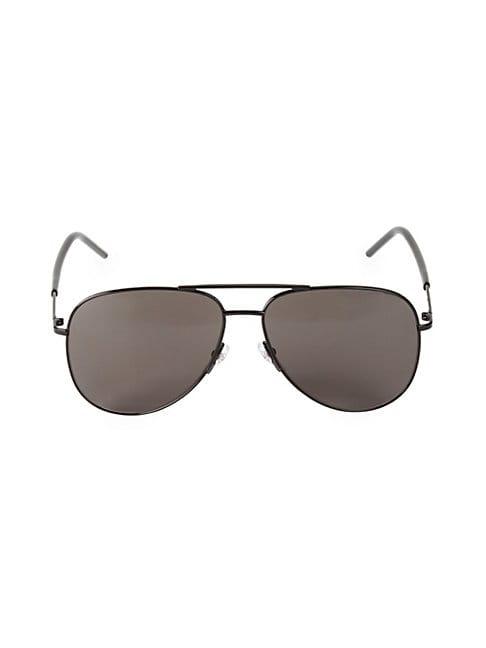 Marc Jacobs 59mm Metal Aviator Sunglasses