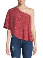 Lovers + Friends Willow Star One-shoulder Top