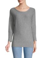 Milly Cashmere Dolman-sleeve Sweater