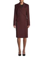Victoria Beckham Double-breasted Wool Longline Coat