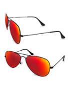 Aqs Oliver 58mm Square Sunglasses