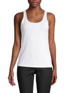 Saks Fifth Avenue Scoopneck Stretched Tank Top