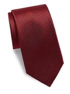 Yves Saint Laurent Textured Raw Silk Tie