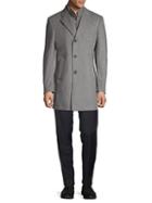 Saks Fifth Avenue Made In Italy Wool & Cashmere Car Coat